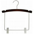 10" Walnut Wooden Baby Display Hanger